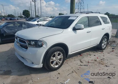 2013 Dodge Durango Crew from USA, damaged, VIN 1C4RDHDGXDC608209